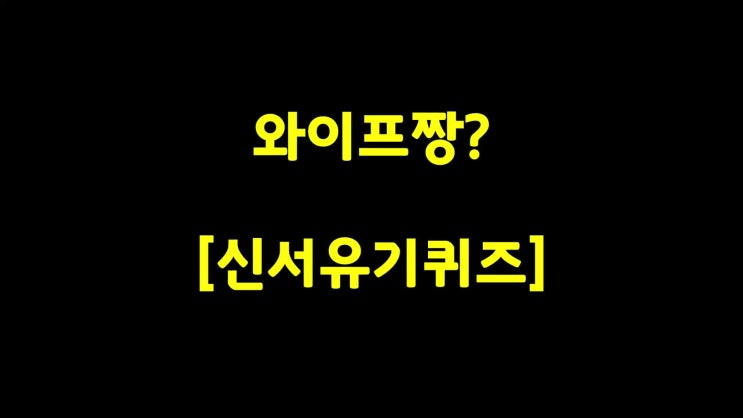  신서유기 게임중 하나입니다-와이프짱?