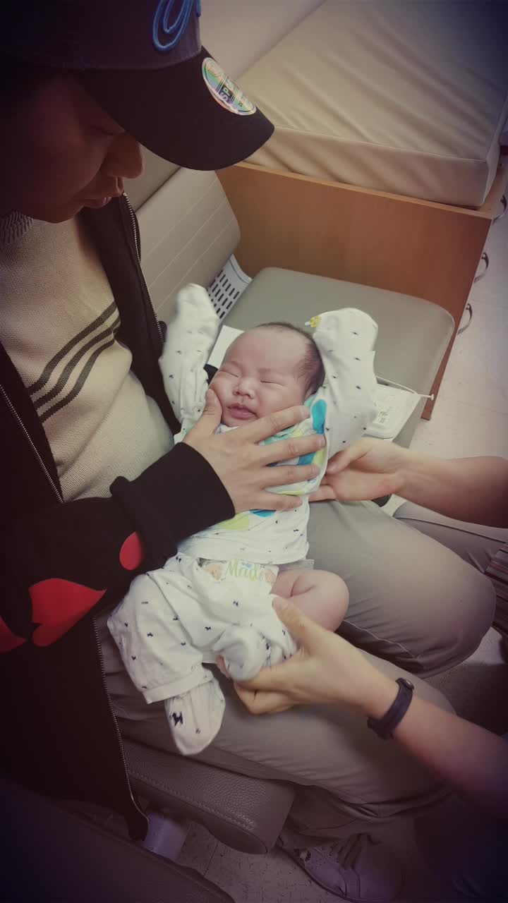  예방접종 하랑이