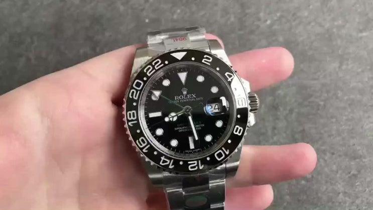  GMT-MASTER II 116710 LN BLACK CERAMIC 904L STEEL 1:1 NOOB BEST EDITION A3187 