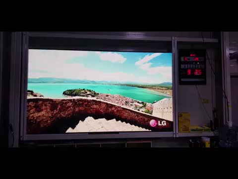  100인치 LEDTV 사이니지 대형TV 모니터  오픈프레임 84인치 스탠드형 DID