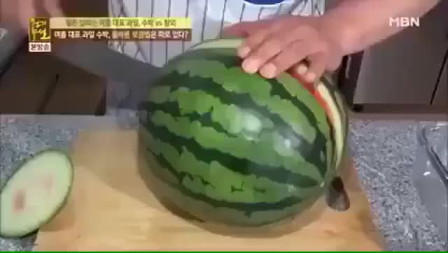 먹고 남은 수박 보관하는 방법과 수박 자르는 법