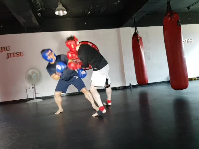  은평구 트리플짐 응암동 킥복싱_송중호 형님 vs 김민우 복싱 스파링 2R~!!