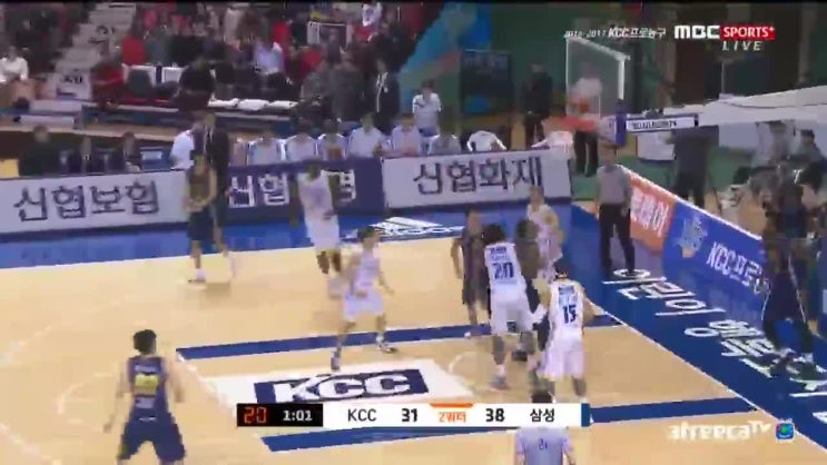  서울 삼성 썬더스 vs 전주 KCC 이지스 | 20170101 | 2016-2017 KCC 프로농구 하이라이트 (20170101 kcc ss) 