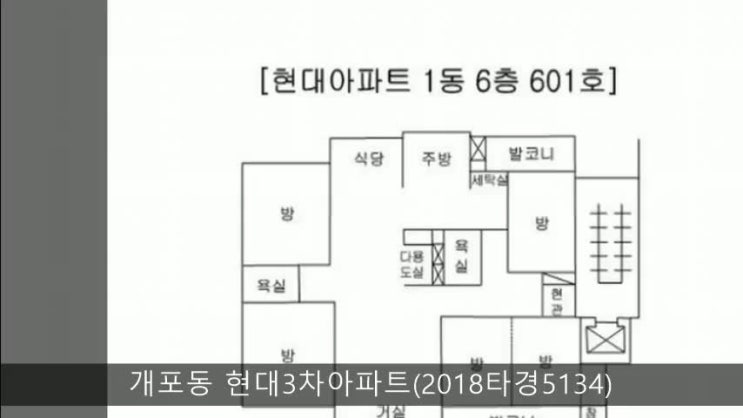  개포동 현대3차아파트 1동 강남구 분당선 구룡역역세권아파트경매[2018타경5134]/개포근린공원 인근