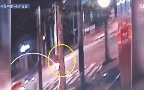  장제원 아들 장용준 노엘 음주운전 사고장면.avi