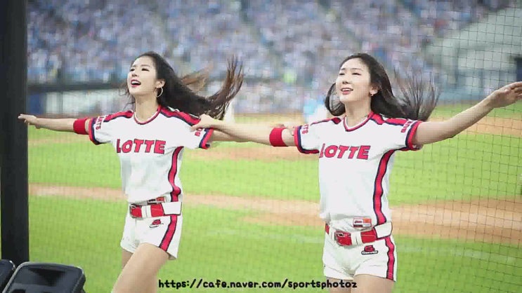  <스포츠포토스>롯데 박기량 & 조윤경 치어리더 ①