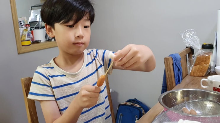  흔한남매 소떡 난 쭈으니와 소떡 만들 어쩔 근데 맛나 !!