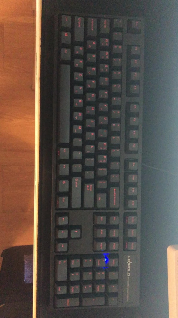  레오폴드 FC900R PD 블랙/레드 한글 (갈축) (만족도)