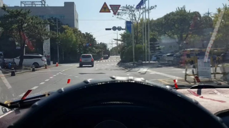  부산도로연수 우회전시 도로의 흐름과 상황 정리