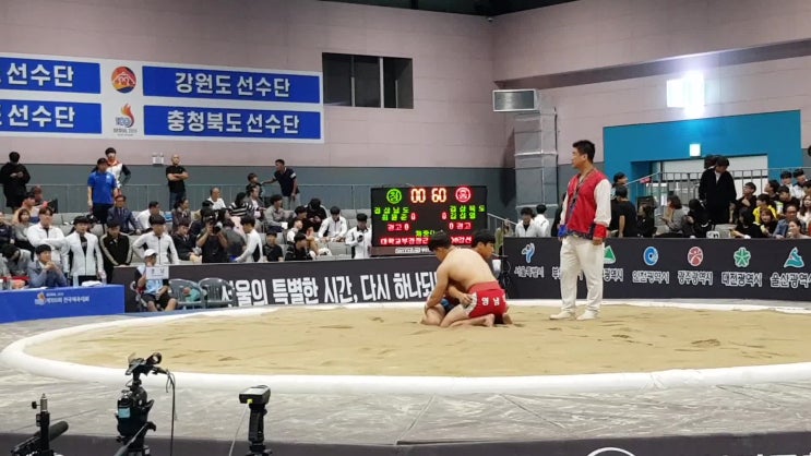  (직접관람촬영) 2019년 제 100회 서울전국체전 - 씨름 대학부 예선 8강선발전 (경장급, 소장급, 청장급, 용장급) [2019. 10.06 경기]