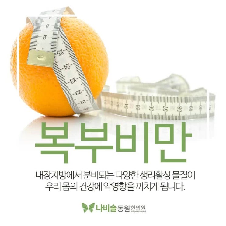  복부비만에 효과적인 다이어트, 충주 한의원에서 만나보실 수 있습니다.