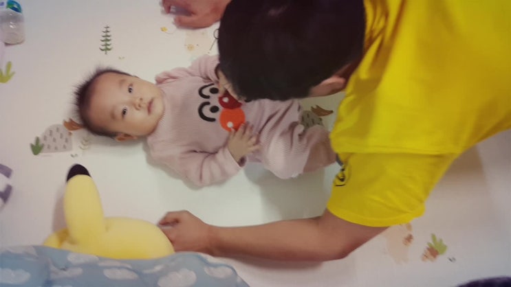  아빠와 함께 운동
