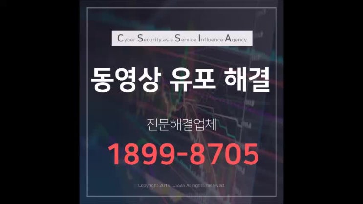  동영상 유포 해결 충분히 가능