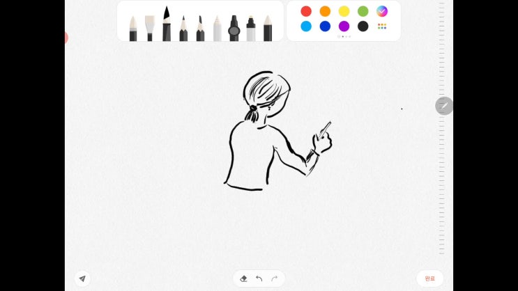  [1일1그림]공부하는(?) 뒷모습