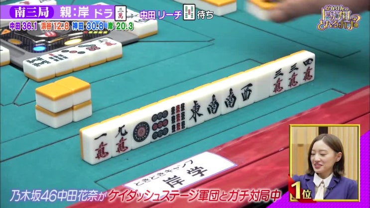  200223 乃木坂46 中田花奈 かなりんのトップ目とれるカナ? #3