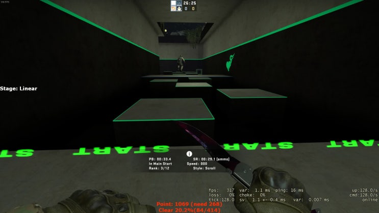 카스글옵 버니합 (CS:GO bhop_suicide)