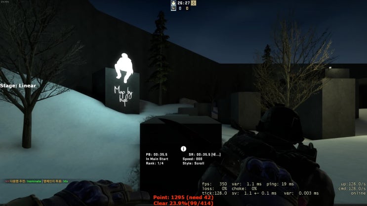  카스글옵 버니합 (CS:GO bhop_behomeby10, bhop_behoneby11) - 수정! -
