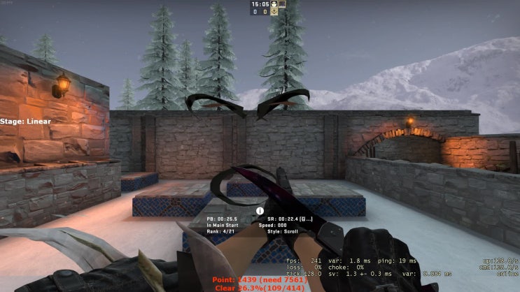  카스글옵 버니합 (CS:GO Bhop Moonlight Winter)