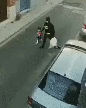  색다르게 쓰레기 버리러가는 아빠와 딸