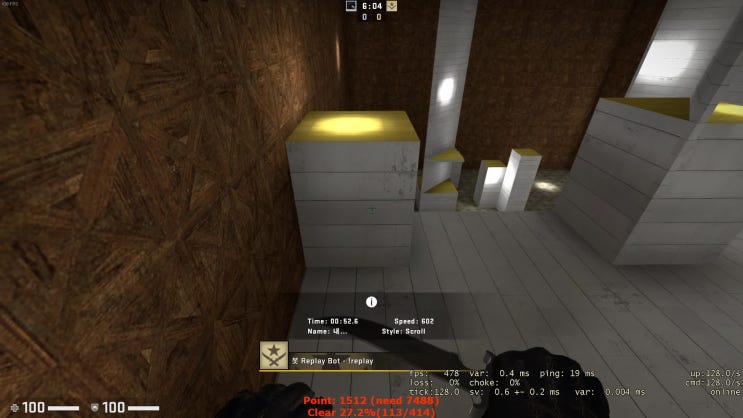  카스글옵 버니합 (CS:GO bhop_30m)- 수정! -
