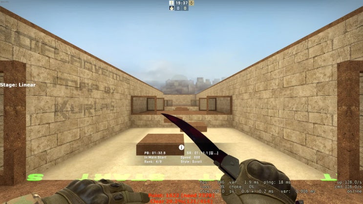  카스글옵 버니합 (CS:GO bhop_adventure_finaln)