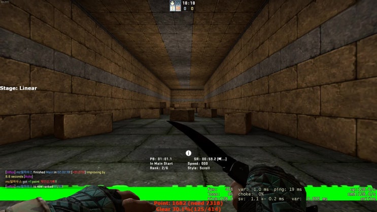  카스글옵 버니합 (CS:GO bhop_khufu)