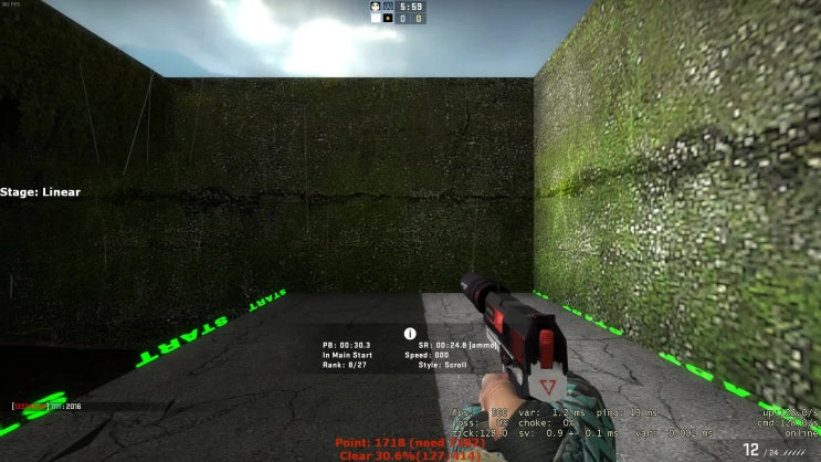  카스글옵 버니합 (CS:GO bhop_stref_amazon)