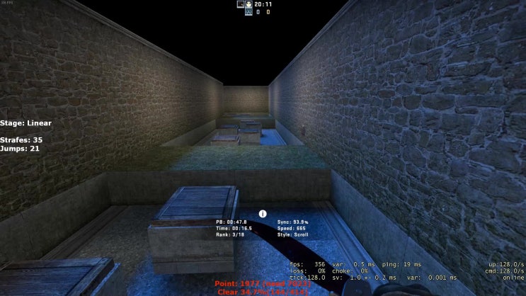  카스글옵 버니합 (CS:GO bhop_cobblestone_re1)