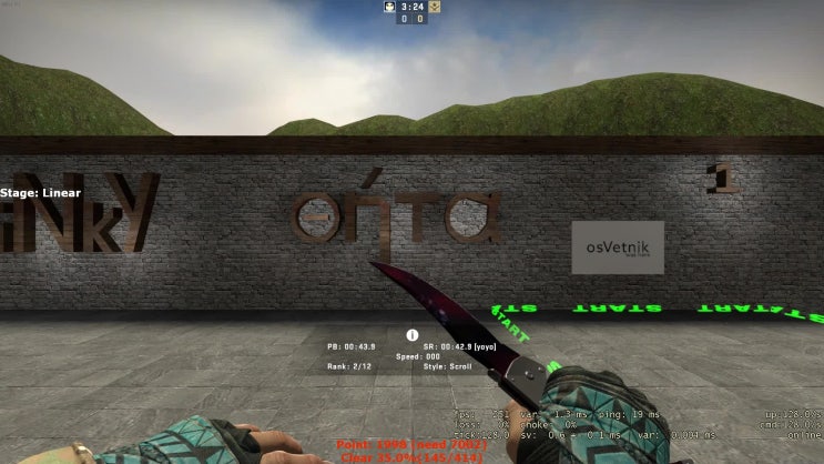  카스글옵 버니합 (CS:GO bhop_pinky_fix)