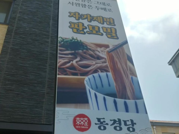  수원 동경당 판모밀이 예술이네요