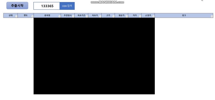  엑셀연구소 핀업사이트 종목정리