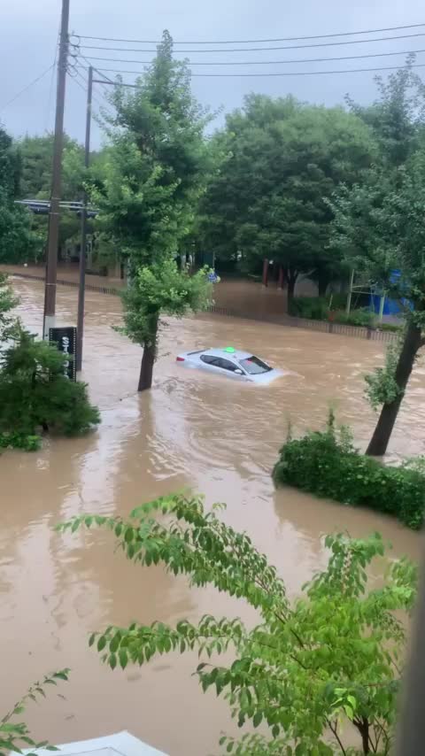  광주(용봉,소촌,광주천), 폭우 침수 영상, 곡성 산사태