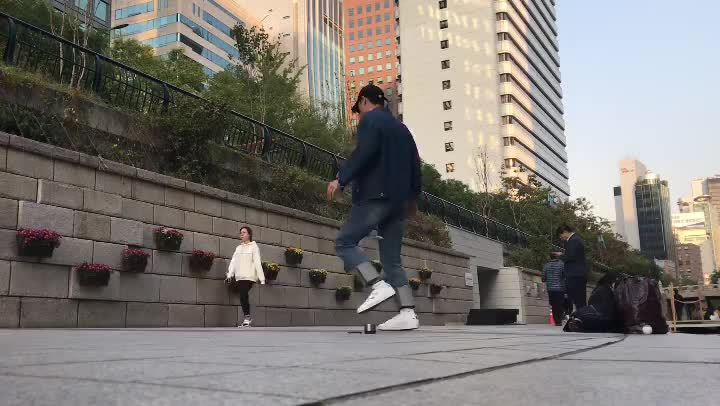  2년전 서울 길거리 댄스