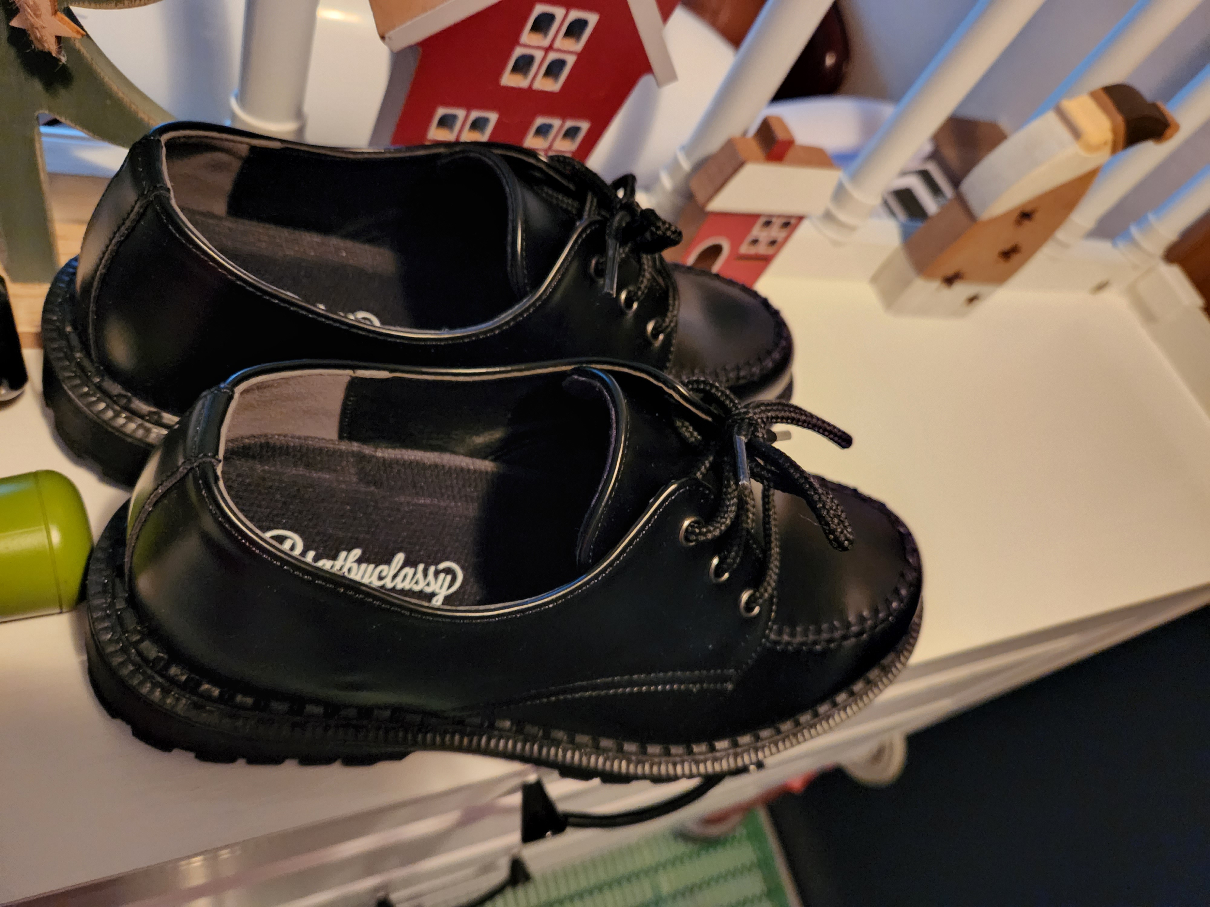 Item BSQT by classy 875 NICE DERBY SHOES LUCY BLACK | GVG