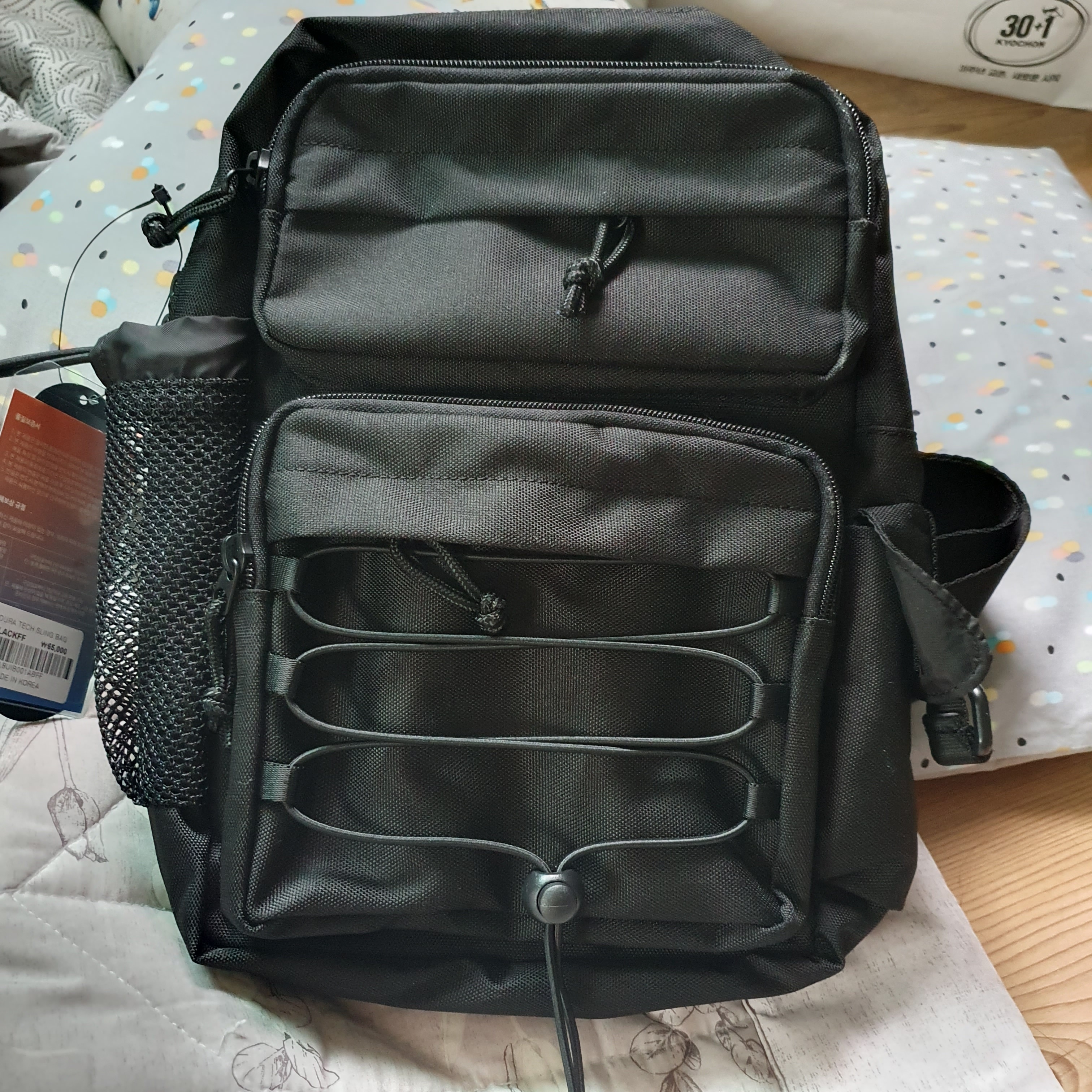 Item PIECEMAKER CORDURA TECH SLING BAG (ALL BLACK) | GVG