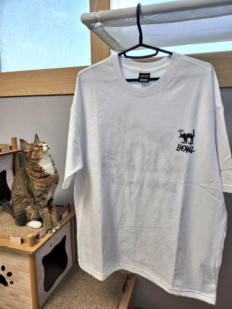 【CPGN STUDIO】YOWL CAT Embroidery Short Sleeve Tee CPGN STUDIO】YOWL CAT Embroidery Short Sleeve Tee (CPGN