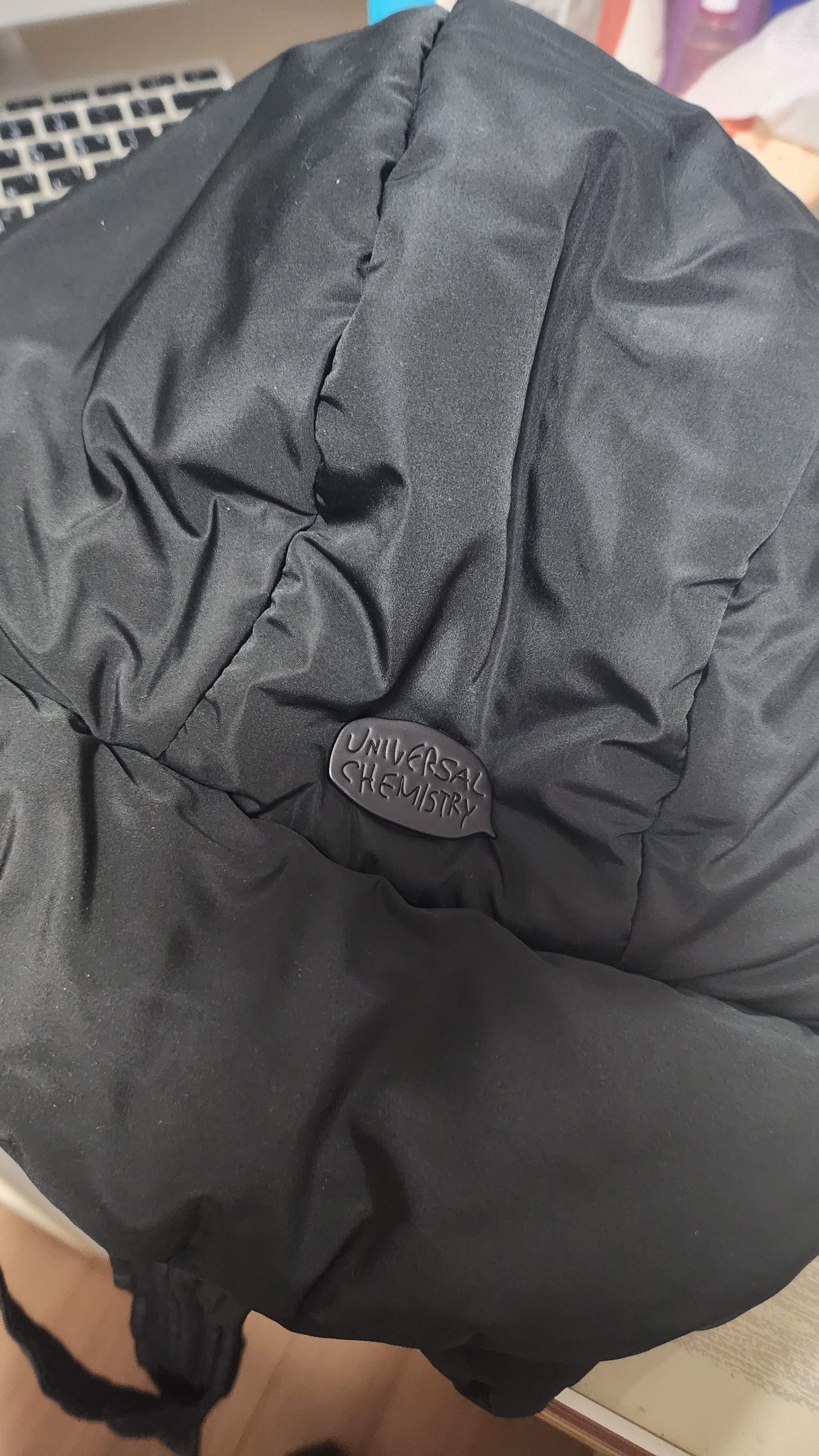 【UNIVERSAL CHEMISTRY】Bubble Padding Balaclava ★ テテ着用 Articolo UNIVERSAL CHEMISTRY Bubble Padding Black Balaclava