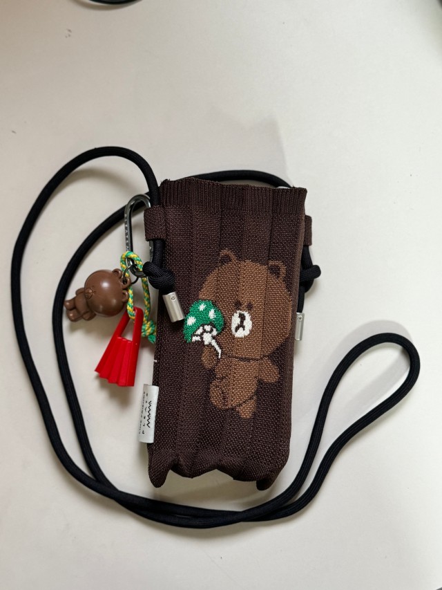 ◆PLEATS MAMA◆ Line Friends Edition Nano Bag Chocolate 5006 LINE FRIENDS Edition] Nano Bag Chocolate : PLEATSMAMA
