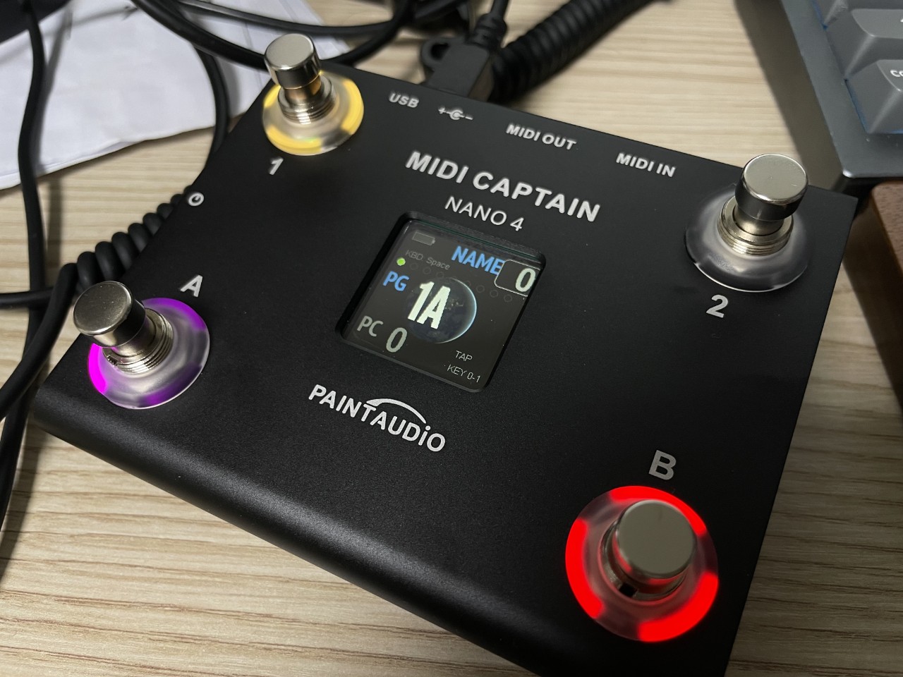 페인트오디오 Paint Audio Midi Captain Nano 4 미디 컨트롤러 | 기타