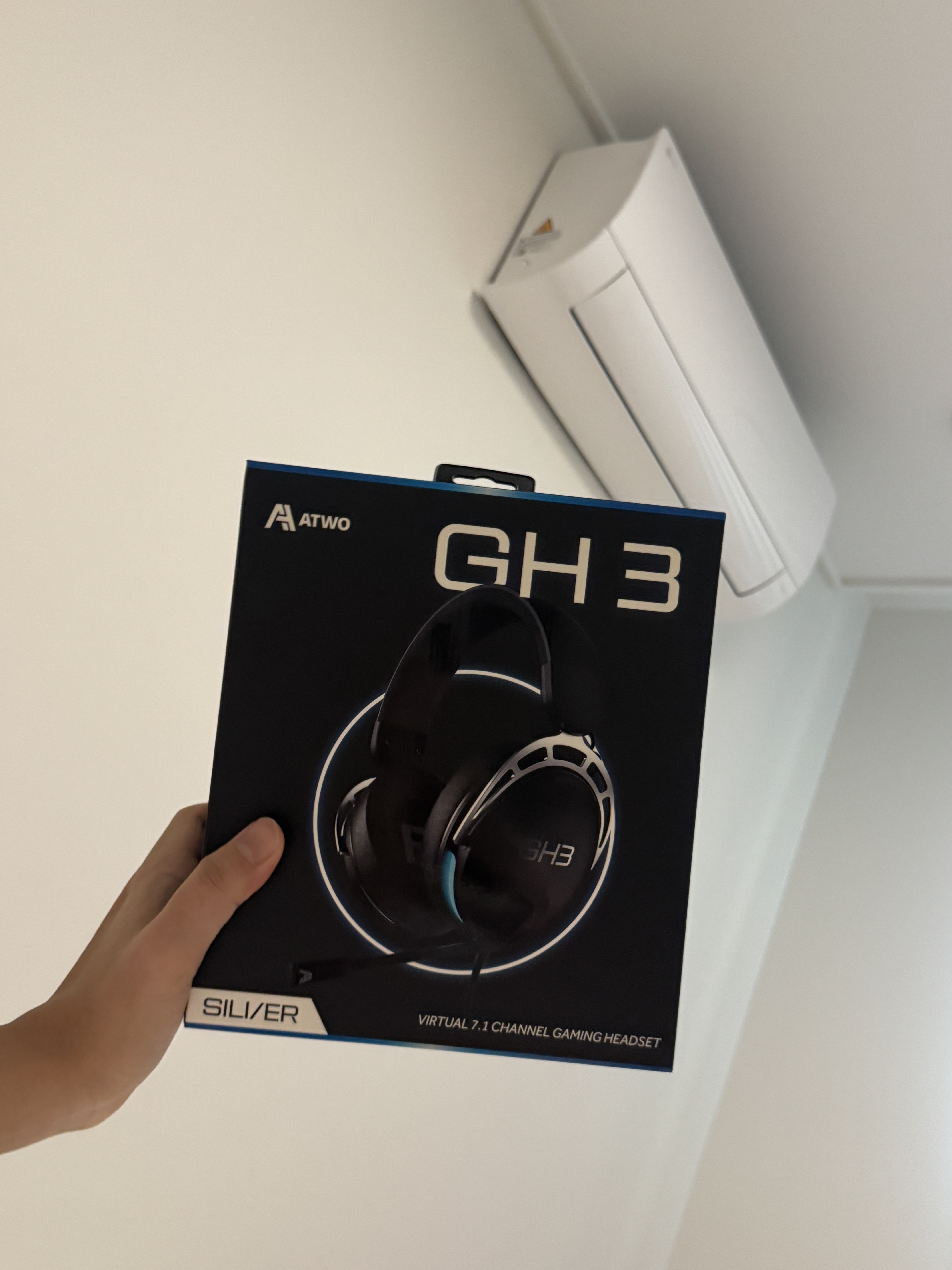 에이투 GH3 가상 7.1채널 프리미엄 유선 게이밍 헤드셋 마이크 LED 경량 PC PS 호환