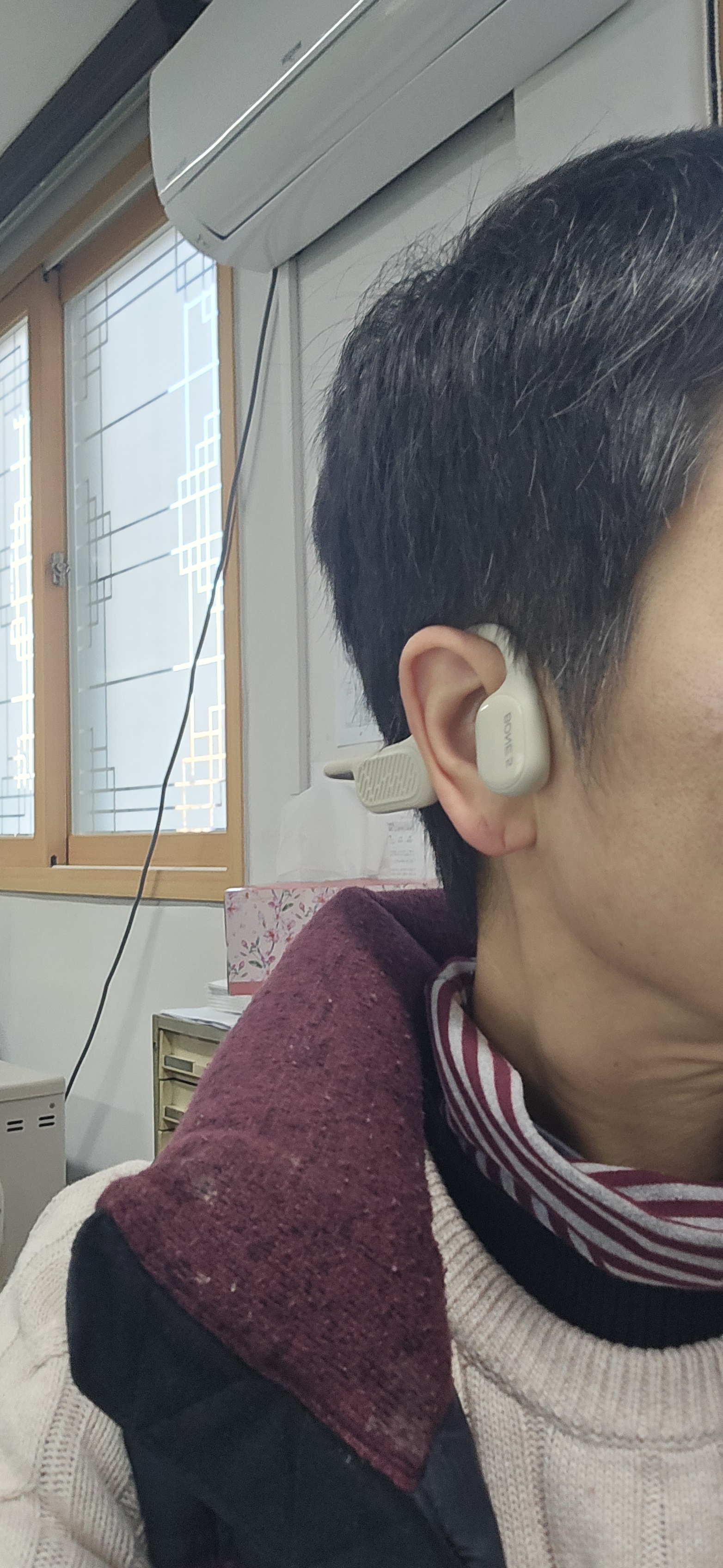 에이투 본5 ENC 노이즈캔슬링 골전도 블루투스 이어폰 오픈형 무선 헤드셋 넥밴드 이어셋 BONE 5