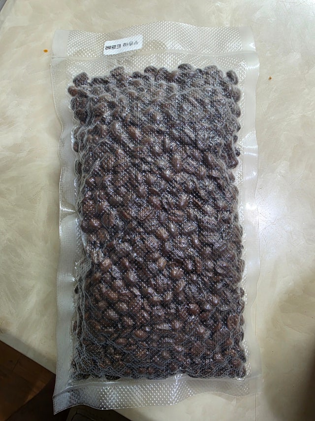 맛있는 원두 진공포장으로 보관해놓고 잘 먹겠습...