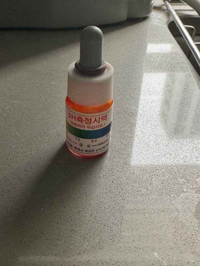 pH테스트 시약 5ml (알칼리수/산성수 체크)