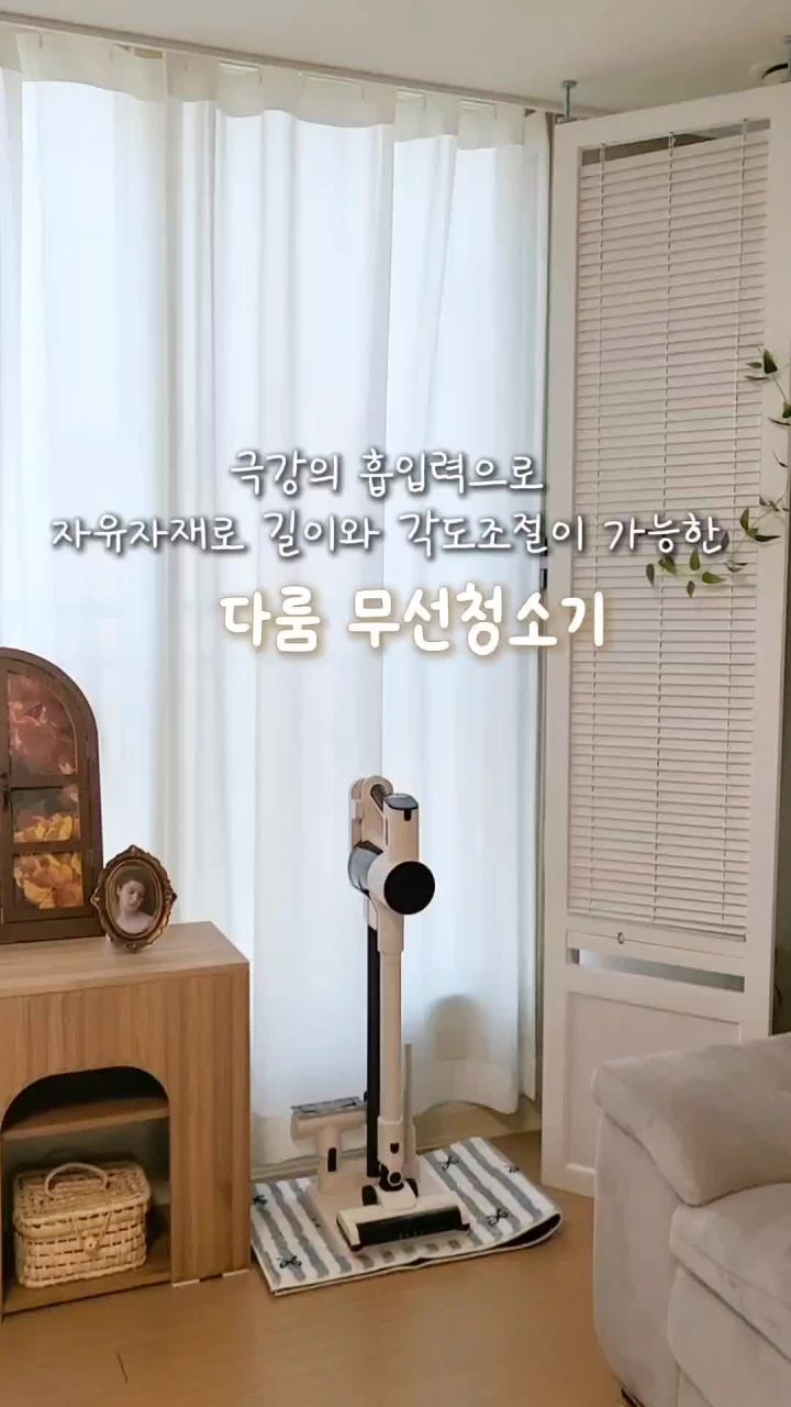 다룸 무선청소기 이미지