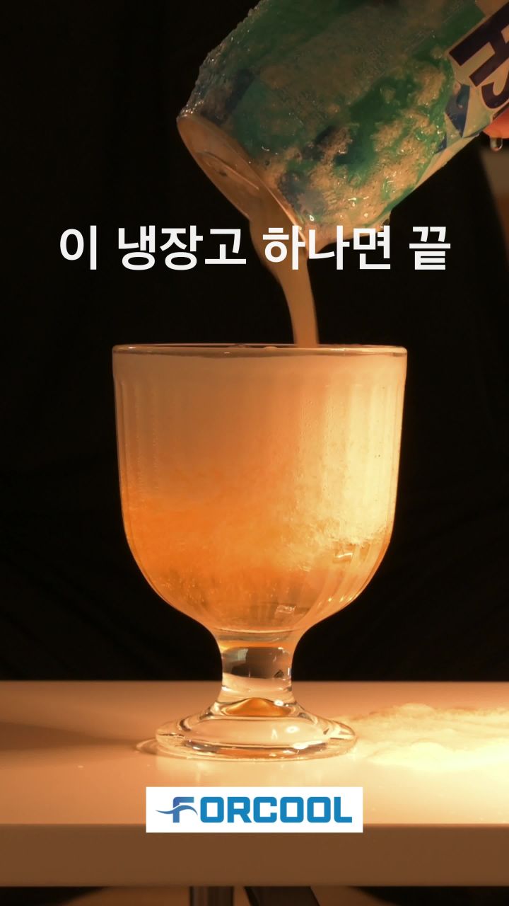 포쿨 98L 쇼케이스 내부 맥주 모습