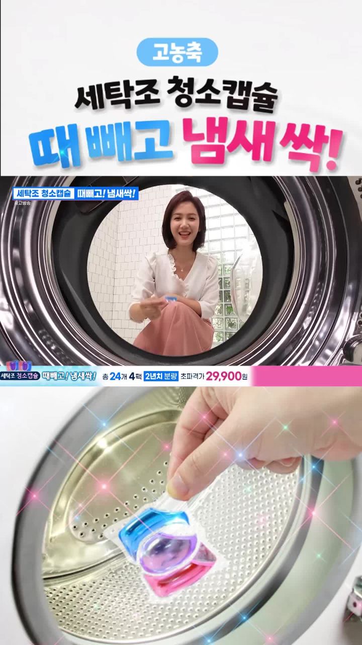 때빼고 냄새싹 캡슐 세탁조클리너