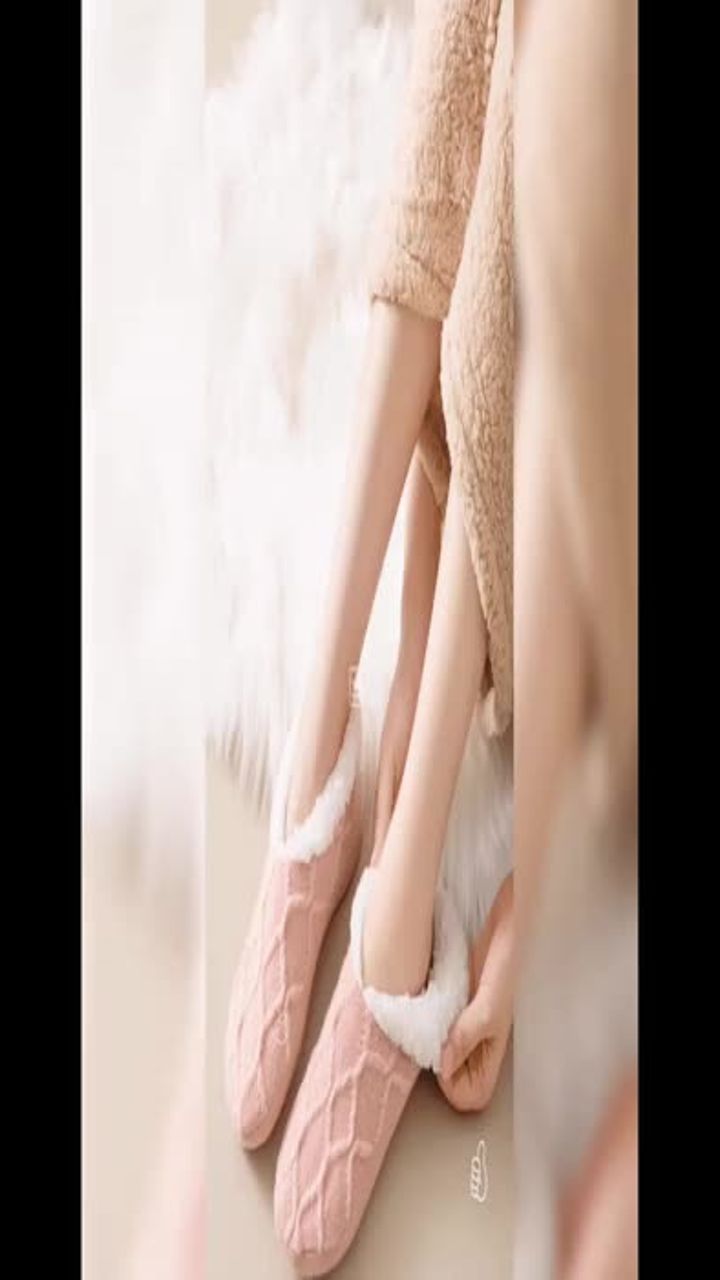 니트 수면 덧신