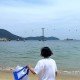 블루폴 2in1 물놀이 수영가방 바캉스 메쉬 비치백 캠핑 피크닉 해변 수영장 방수 멀티백