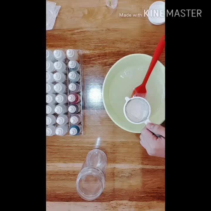 지글리슬라임만들기, 철산슬라임,철산폰데코,안전한슬라임