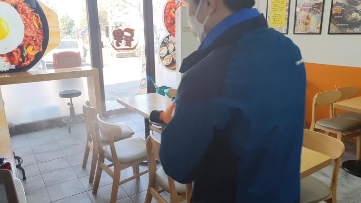  부천 맛있게듬뿍 코로나바이러스 예방방역 소독했습니다